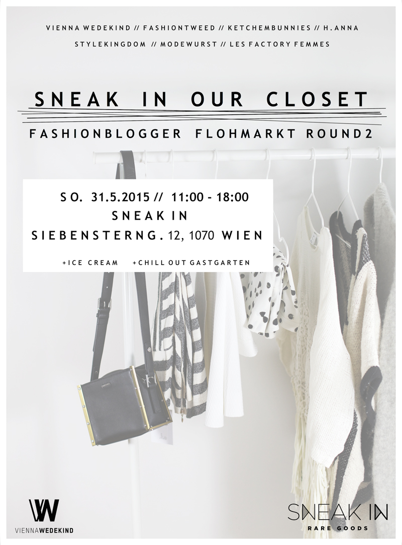 sneak in our closet: fashionblogger flohmarkt