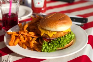 TGI Fridays Garden Burger | h.anna