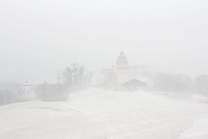 schneelandschaft schloss ehrenhausen | h.anna