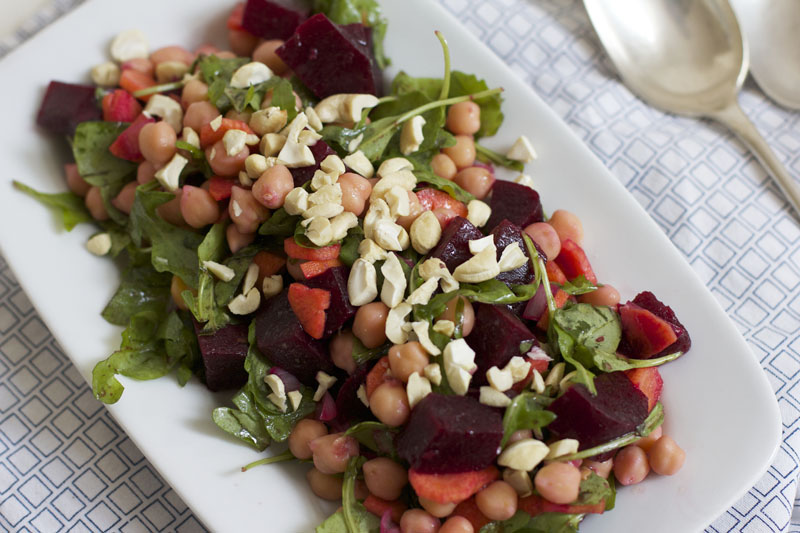 rezept: kichererbsensalat mit roten rüben | h.anna